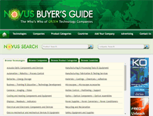 Tablet Screenshot of novusbuyersguide.com